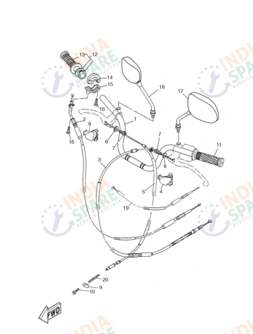 STEERING HANDLE & CABLE